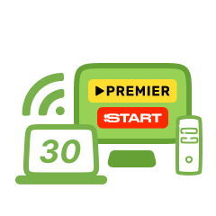 Интернет 30 Мбит/с и Интерактивное ТВ

+ START и PREMIER
